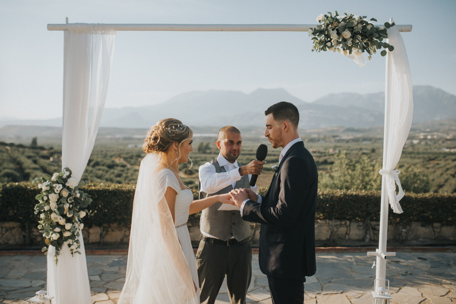 Cammie and John's wedding